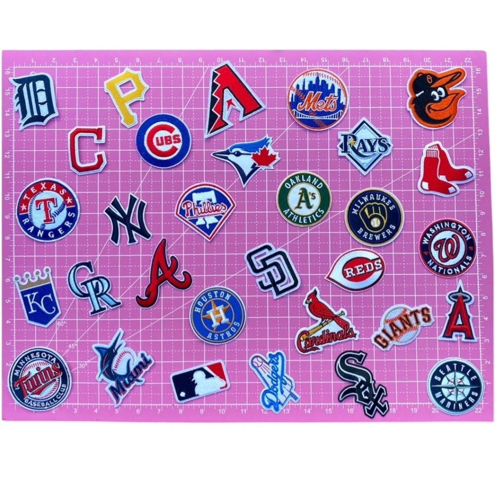 Vintage New York Yankees MLB Patches DIY Baseball All Teams Embroidered NYC